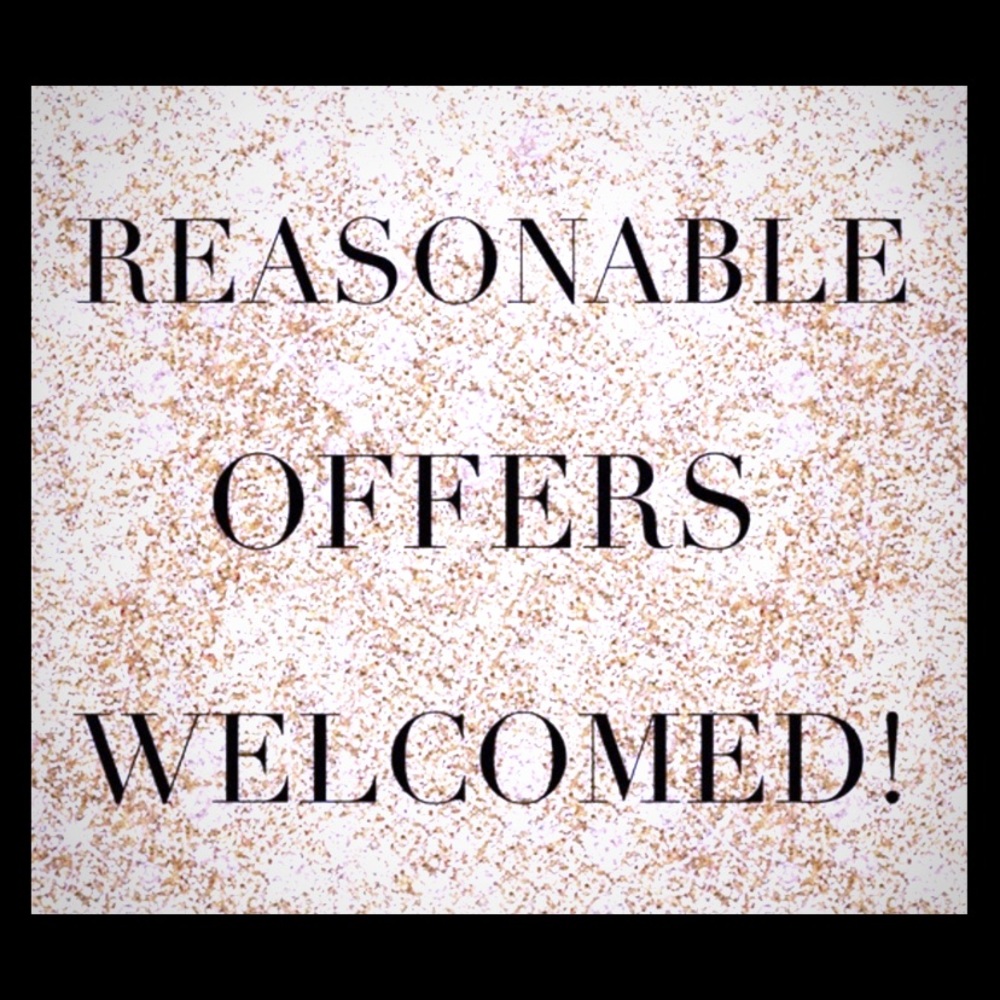 REASONABLE OFFERS WELCOME! BUNDLE & SAVE!!